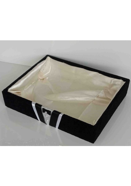 Ahşap Kadife Kaplı Damat Traş Kutusu Organizer Bohçalık Çeyizlik fiyatları