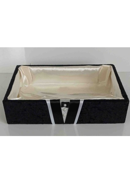 Ahşap Kadife Kaplı Damat Traş Kutusu Organizer Bohçalık Çeyizlik fırsatları