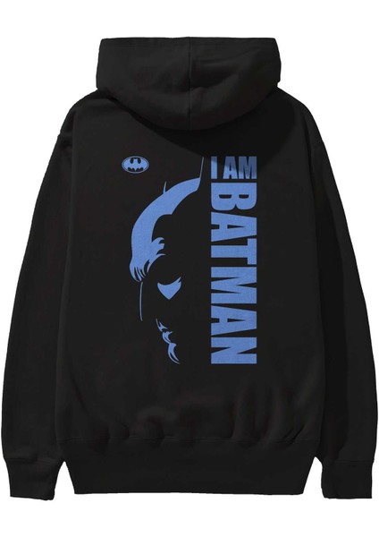 Batman (15) Arka Baskılı Siyah Oversize Kapüşonlu Sweatshirt Erkek Kadın fiyatları