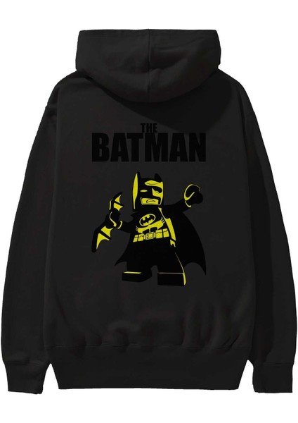 Batman (19) Arka Baskılı Siyah Oversize Kapüşonlu Sweatshirt Erkek Kadın fiyatları