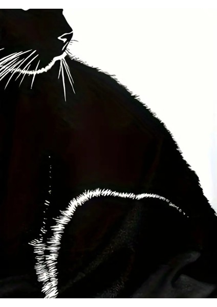 Kadın Uzun Kollu V Yakalı Kedi Baskılı Şardonlu Dalgıç Bluz fiyatları