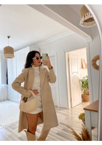 Kadın Uzun Kollu Peluş Mini Boy Elbise fiyatları