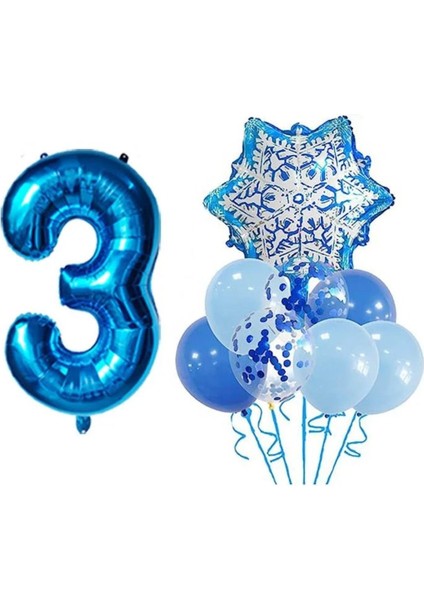Kar Taneli Yaş Balon Set