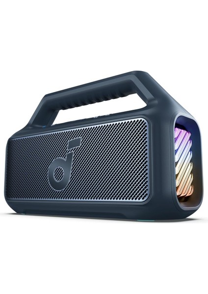 Boom 2 Bluetooth Hoparlör, 24 Saat Çalışma Süresi, 80W, Rgb, 2.1 Stereo, Ipx7, Bassup 2.0, Özelleştirilebilir Eq, Mavi