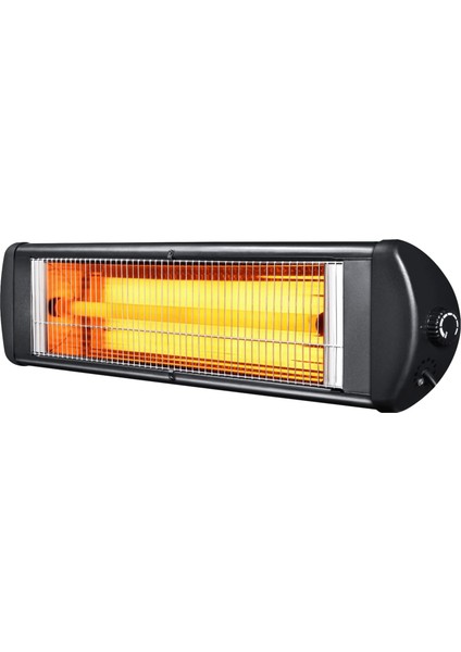 Gfc Life Store Ex 23 Ecoray Infrared Isıtıcı, 2300W, Tavana ve Duvara Monte Edilebilir, Siyah