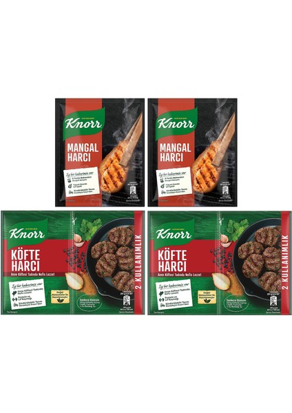 Mangal Harcı 37G X2 + Knorr Köfte Harcı 82G X2