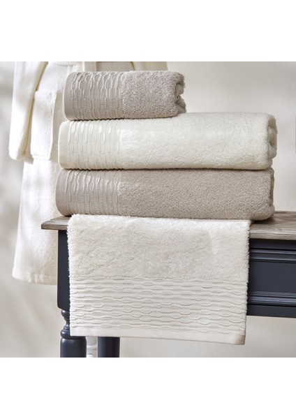 Blaze Pure Cotton Pamuk Aile Seti Ekru Vizon fiyatları
