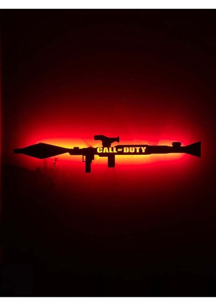 Rpg Rgb LED Işıklı Ahşap Tablo-Ahşap Duvar Dekorasyonu