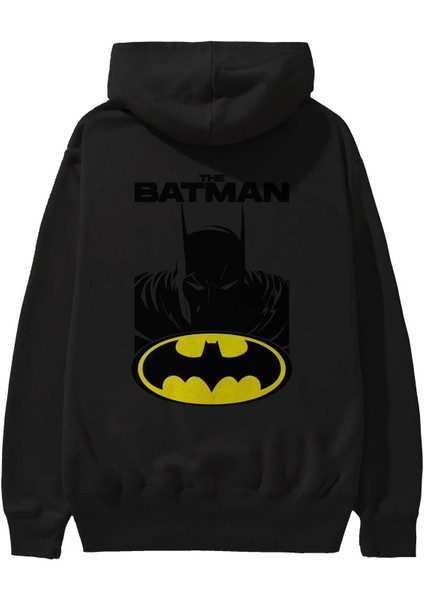 Batman (21) Arka Baskılı Siyah Oversize Kapüşonlu Sweatshirt Erkek Kadın fiyatları