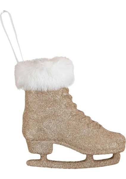Yılbaşı Ağacı Süsü Paten Simli 12 cm