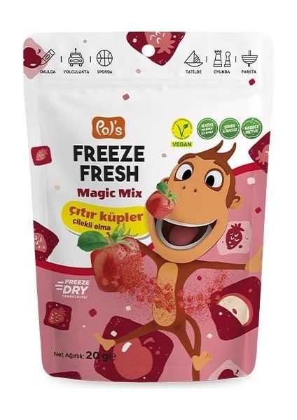 Freeze Kukuli Magic Mix Çıtır Küp 20gr