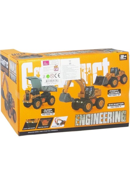 Canem Sesli Işıklı Dozer Kamyon 1189-10-11