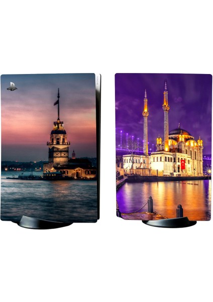 Istanbul Playstation 5 Standart Kasa Dijital Versiyon Full Sticker Kaplama Seti