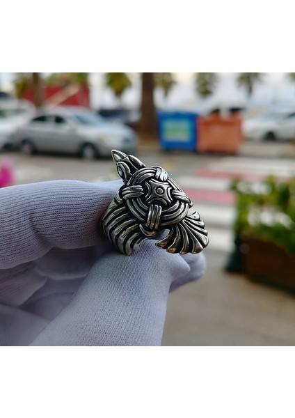 925 Ayar Gümüş Hayvan Figürlü Erkek Yüzüğü