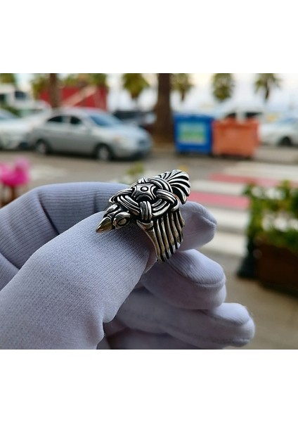 925 Ayar Gümüş Hayvan Figürlü Erkek Yüzüğü modelleri
