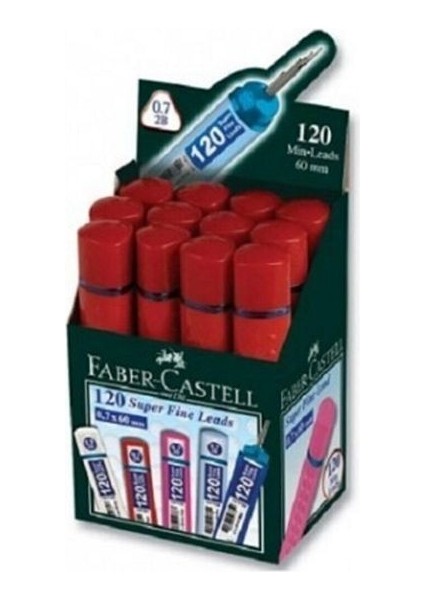 120 Li Kalem Ucu 0.7mm 1 Paket 12 Adet // Kırmızı Renk