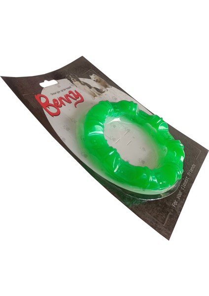 Benny Köpek Oyuncağı Yuvarlak Şekilli 11,5 cm Yeşil