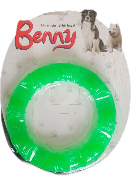 Benny Köpek Oyuncağı Yuvarlak Şekilli 11,5 cm Yeşil