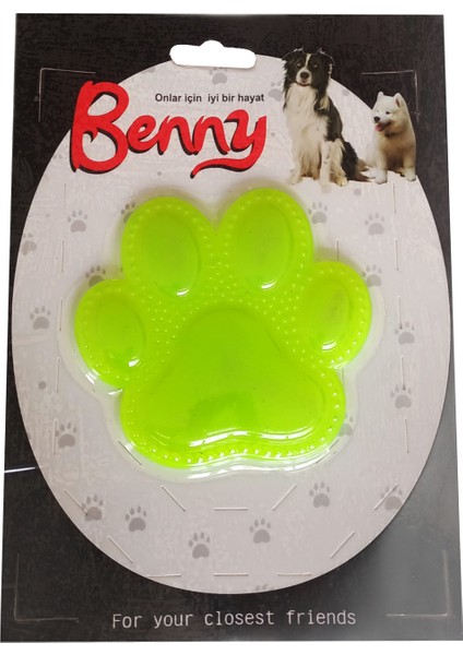Benny Köpek Oyuncağı Pati 9,5 x 9 cm Sarı