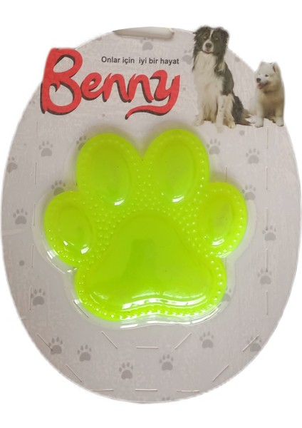 Benny Köpek Oyuncağı Pati 9,5 x 9 cm Sarı