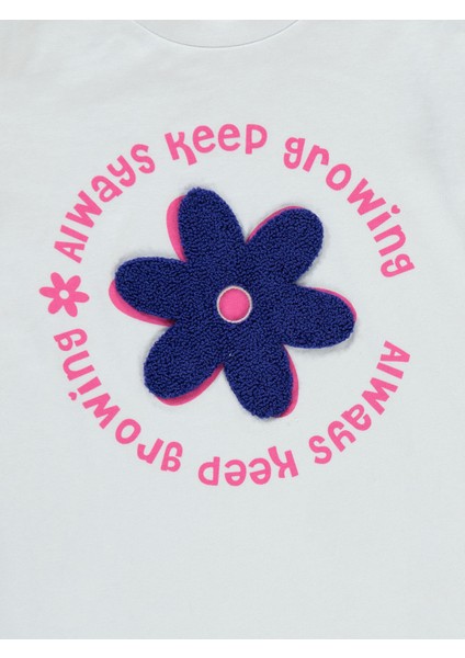 Kız Çocuk Pijama Takımı 2-5 Yaş Saks Mavisi