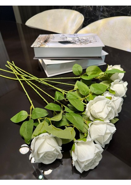 Yapay Gül Demeti 50 cm 7'li (Yapay Çiçek)