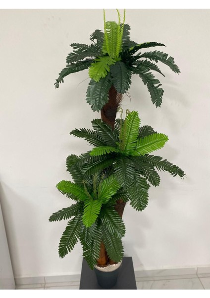 150 cm Yeşil Dallı 3D Yapay Ağaç Palmiye Areka, Yükseklik 126-150 cm