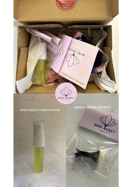 Mini Buket Araba Kokusu, Pembe ve Mavi, Tazelik ve Ferahlık Sunar fırsatları