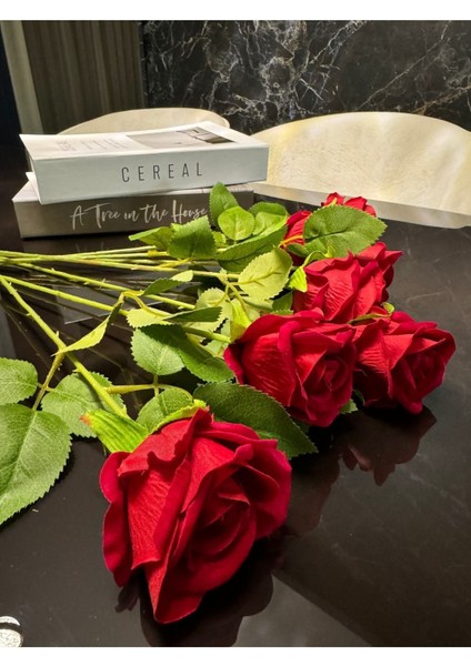 Yapay Gül Demeti 50 cm 7'li (Yapay Çiçek)