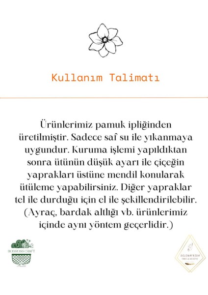 Tekno Trust El Örgüsü Ayçiçeği, Lale, Lavanta, Papatya Buket (6lı Dal Çiçek- Lavanta Ve Lale Rengi Değişebilir)