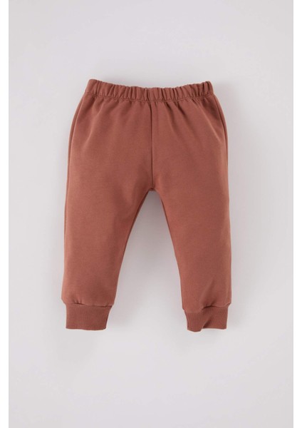 Erkek Bebek 2'li Takım Araç Baskılı Sweatshirt Beli Lastikli Eşofman Altı D7654A524WN fiyatları