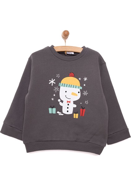 HelloBaby Snow Party Erkek Sweatshirt Erkek Bebek