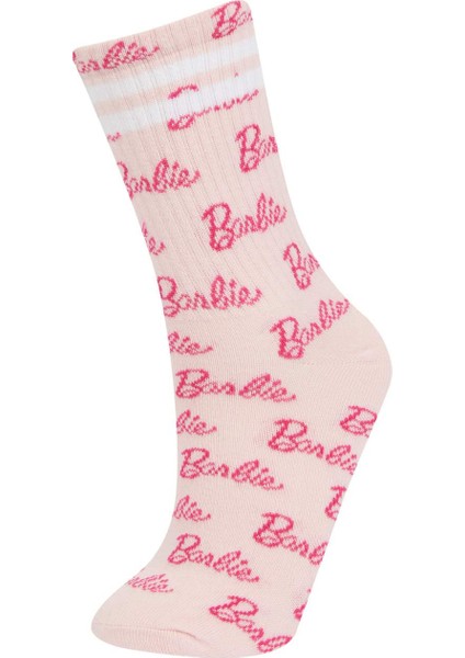 Kız Çocuk Barbie 2'li Pamuklu Uzun Çorap D1728A8NS fiyatları