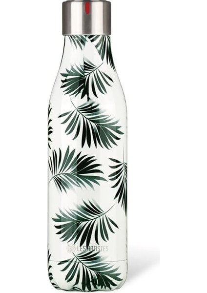 Artistes Paris A-6522 Bottle Up Içecek Şişesi, Paslanmaz Çelik, 500 Mililitre, Blanc Et Vert