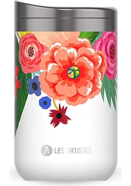 Artistes Paris 350 ml Çift Katmanlı Paslanmaz Çelik Isı Yalıtımlı Termos Mug Nectar | Sızdırmaz, Bpa Içermez, 5 Saat Sıcak & 10 Saat Soğuk Tutma Kapasitesi | Şık ve Hediye Seçeneği