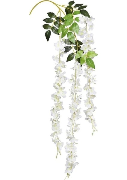 3 Adet Sarkan Akasya Çiçek 3 Dallı 100 Cm. Yapay Çiçek Akasya