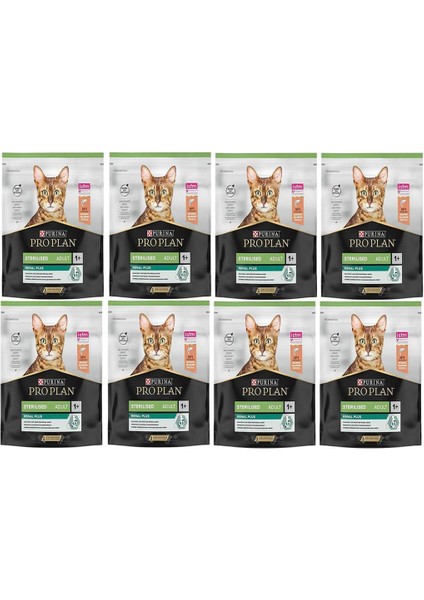 Proplan Sterilised Somon Kısır Kedi Maması 400 gr*8 adet