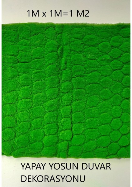 Tekno Trust Dekoratif Yapay Yosun Duvar Zemin Kaplama Panel 100x100 Cm Tabaka 1 M2 B