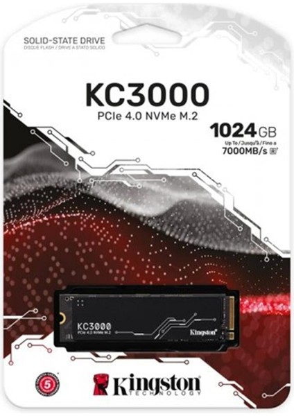 1TB KC3000 SKC3000S-1024G 7000-6000MB-s PCIe NVMe M.2 SSD Disk