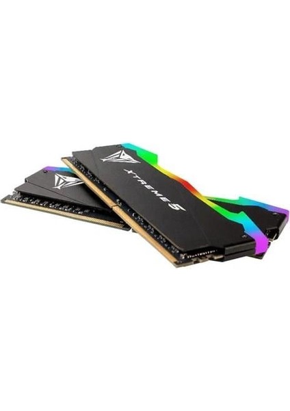 Patrıot 32GB (2x 16GB) Ddr5 8000MHZ CL38 Rgb Dual Kıt Pc Ram Vıper Extreme 5 PVXR532G80C38K