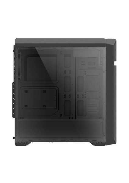 N5OF 600W 3x Beyaz LED Fan Atx Mıdt Kasa