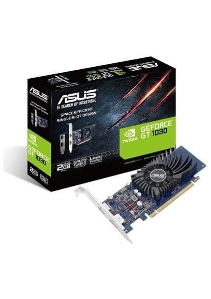 GEFORCE GT 1030 2GB 64bit GDDR5 1506MHz OC HDMI DP Low Profile (GT1030-2G-BRK) EKRAN KARTI