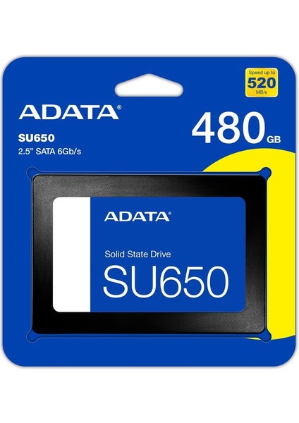 480GB 2.5" SU650 520-450MB-S ASU650SS-480GT-R SSD Harddisk fiyatları