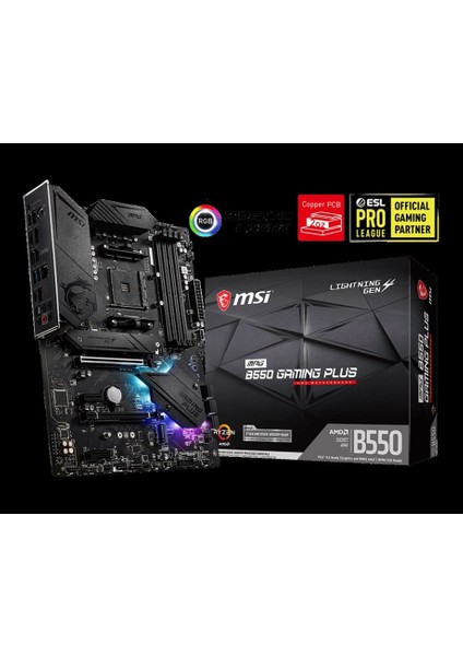 Mpg B550 Gamıng Plus Ddr4 4400(OC)MHZ Atx Am4