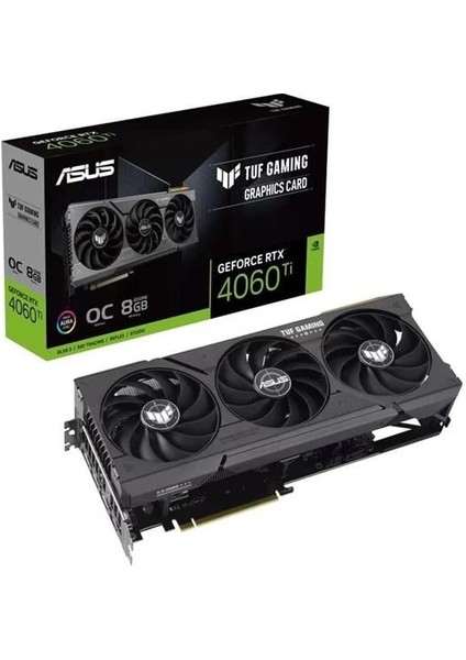 RTX4060TI 8GB TUF RTX4060TI-O8G GAMING GDDR6 128bit HDMI DP PCIe 16X v4.0