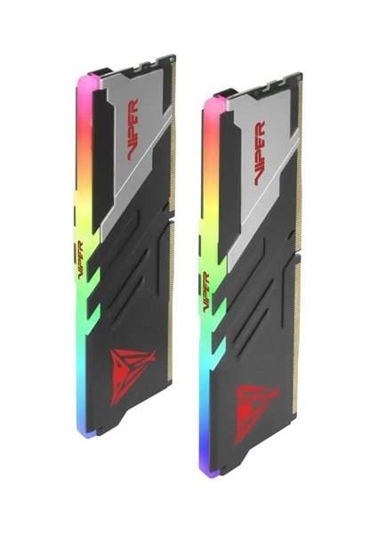 Patrıot 32GB (2x 16GB) Ddr5 7200MHZ CL32 Rgb Dual Kıt Pc Ram Venom PVVR532G700C32K