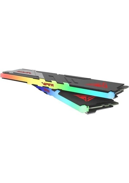 Patrıot 32GB (2x 16GB) Ddr5 7200MHZ CL32 Rgb Dual Kıt Pc Ram Venom PVVR532G700C32K