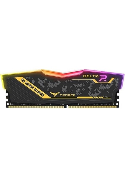16GB Ddr4 3200MHZ CL16 Rgb Pc Ram T-Force Tuf Yellow TF9D416G3200HC16F01