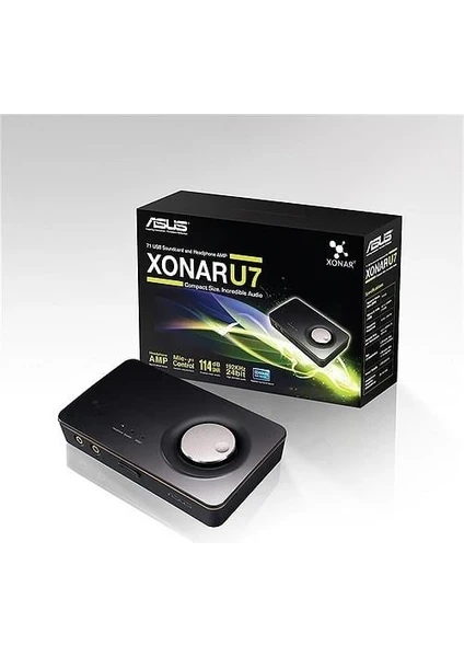 ASUS USB Xonar U7 MKII 7.1 Gaming 24bit Ses Kartı