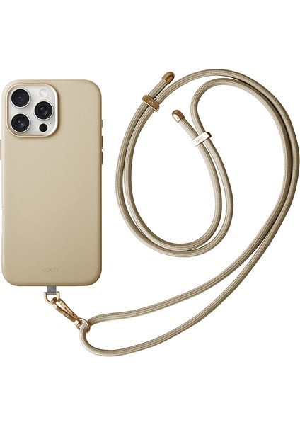 iPhone 16 Pro Max Kılıf Askı Ipli Magsafe Şarj Özellikli Vegan Deri Yüzey Coehl Muse Premium Kılıf fiyatları